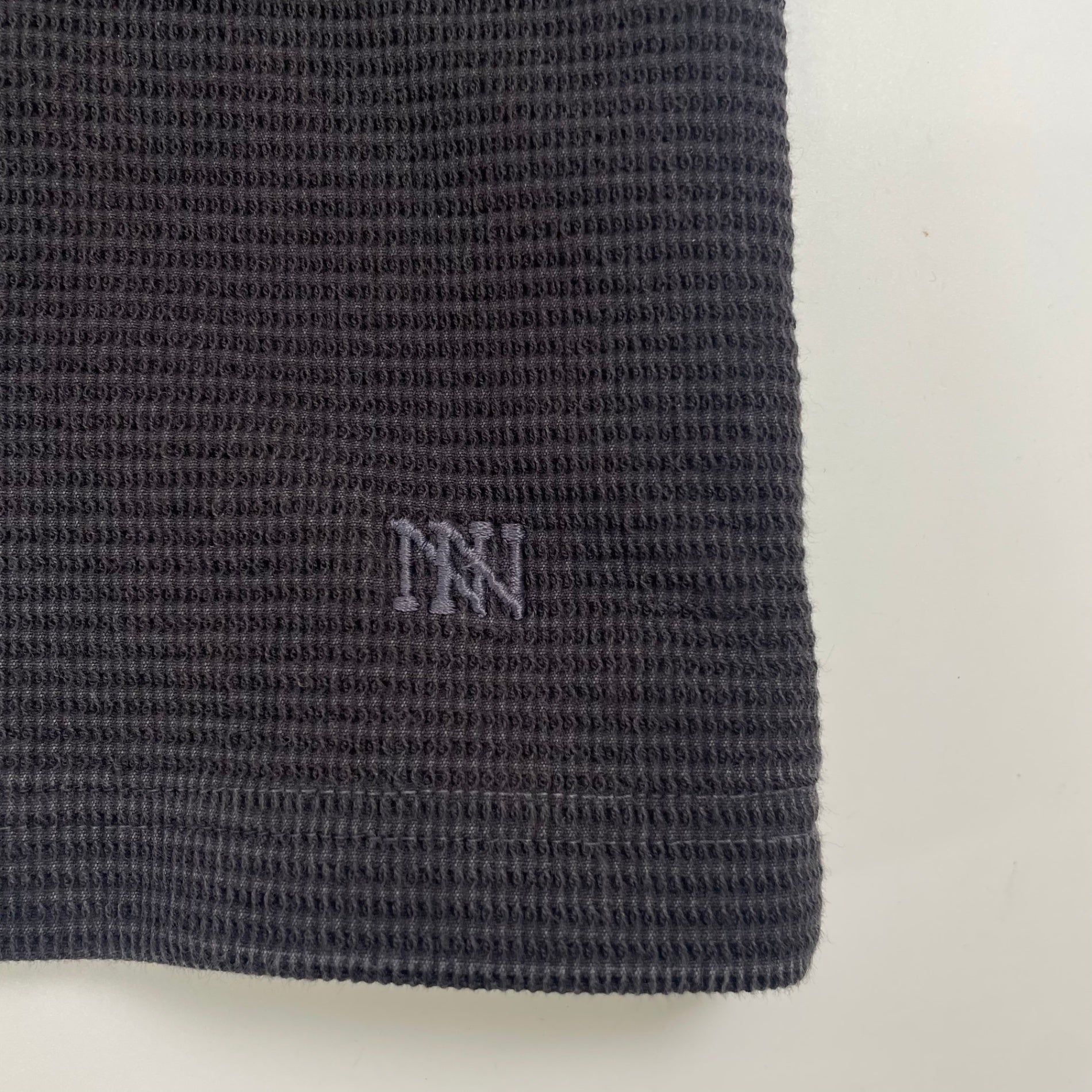 NICENESS / MORRIS ウーブンワッフルTシャツ SIZE:M