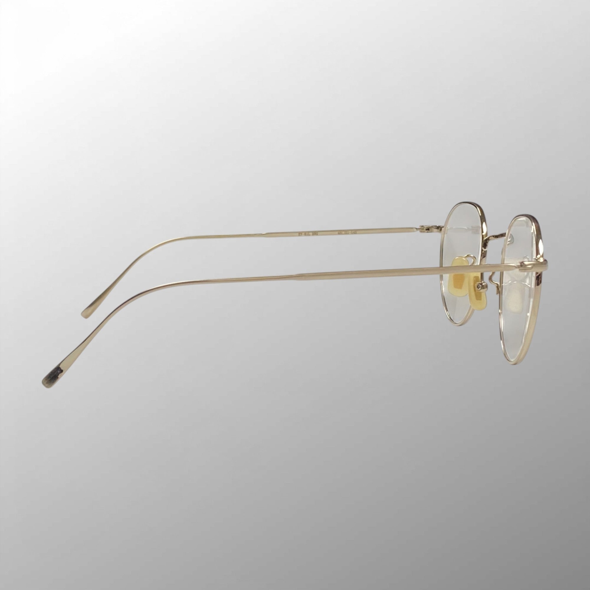 金子眼鏡 「VINTAGE」ライン / パント型 チタン BWG 度なしクリアレンズ  参考定価：40,000+tax