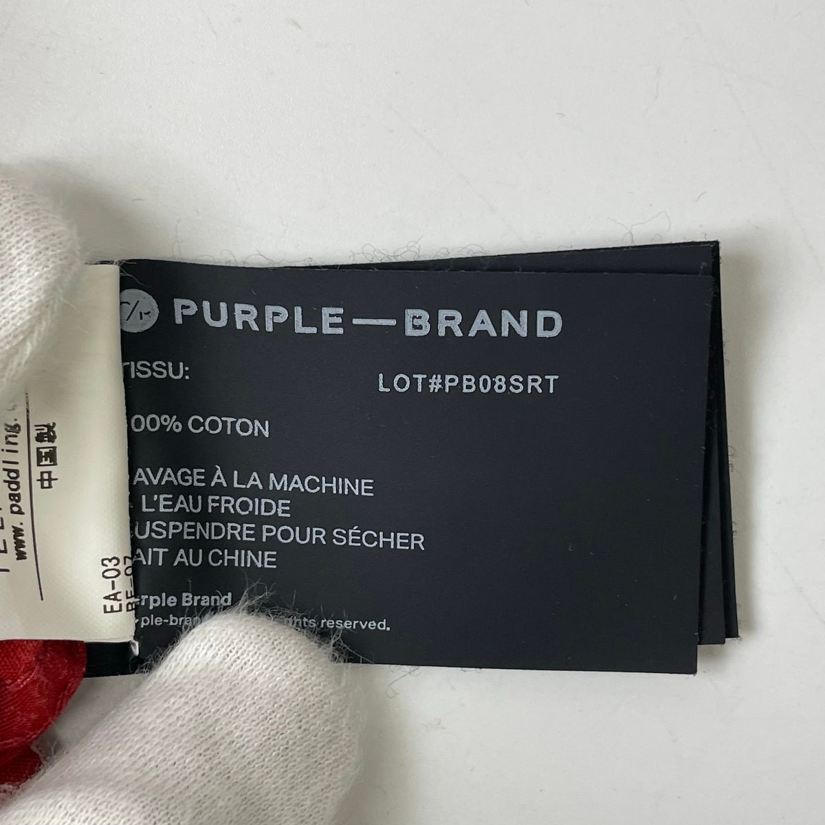 PURPLE BRAND / バンダナ柄シャツ 参考定価：60,000程度 SIZE:M