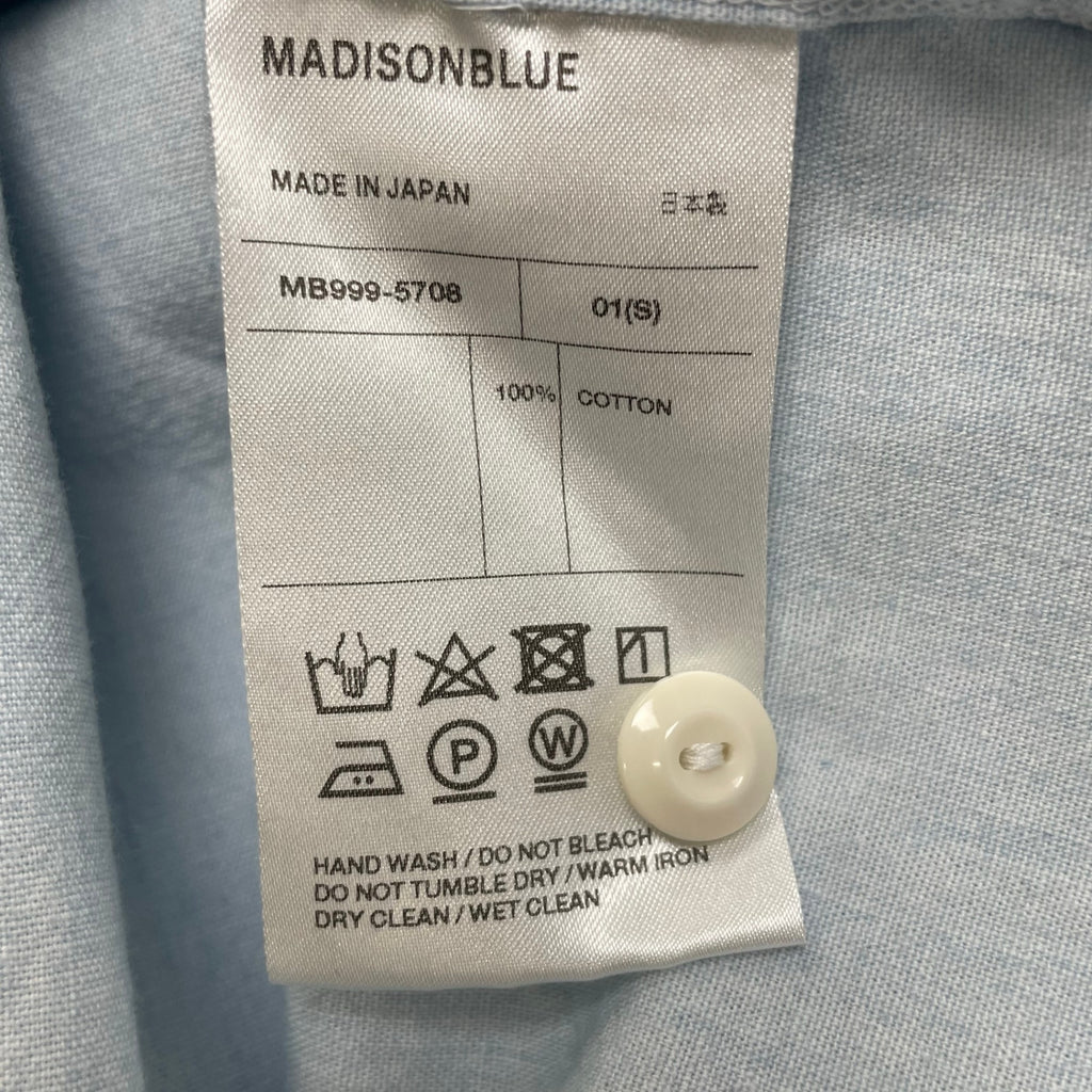 MADISONBLUE マディソンブルー / HAMPTON CHAMBRAY SHIRT 参考定価：53,000+tax SIZE:01