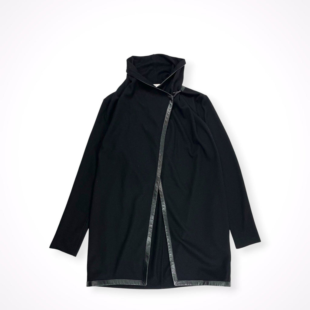 HELMUT LANG ヘルムートラング / レザーパイピング デザインライトコート 参考定価：63,000程度 SIZE:S