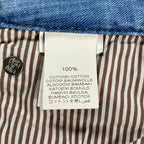 BRUNELLO CUCINELLI ブルネロ クチネリ / エンブレム刺繍 デニムパンツ LEISURE FIT  MADE IN ITALY 参考定価：130,000程度 SIZE:48(M程度)