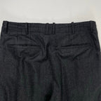 nonnotte / Shadow Herringbone Flannel Draping 5-Tuck Wide Trousers 参考定価：53,000+tax SIZE:4