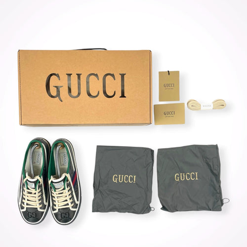 GUCCI / TENNIS 1977 GGキャンバススニーカー 試着程度 SIZE：6