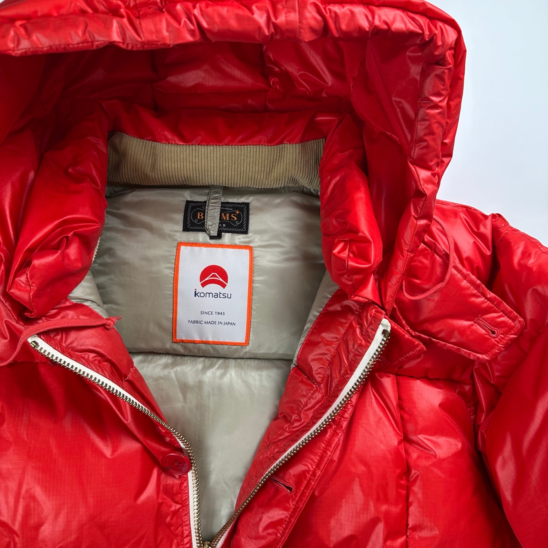 BEAMS PLUS ビームスプラス 小松マテーレ生地 / エクスペディション ダウンパーカ ギミック SIZE：L