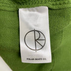 POLAR SKATE ポーラースケート / タイトニット ポロシャツ グリーン SIZE:1