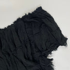 MES DEMOISELLE LES PARIS メドモアゼル / ガーゼフロントリボンブラウス 参考定価：30,000程度 SIZE:36