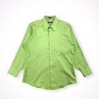 GEOFFREY BEENE / 90s ヴィンテージサテンシャツ SIZE:L