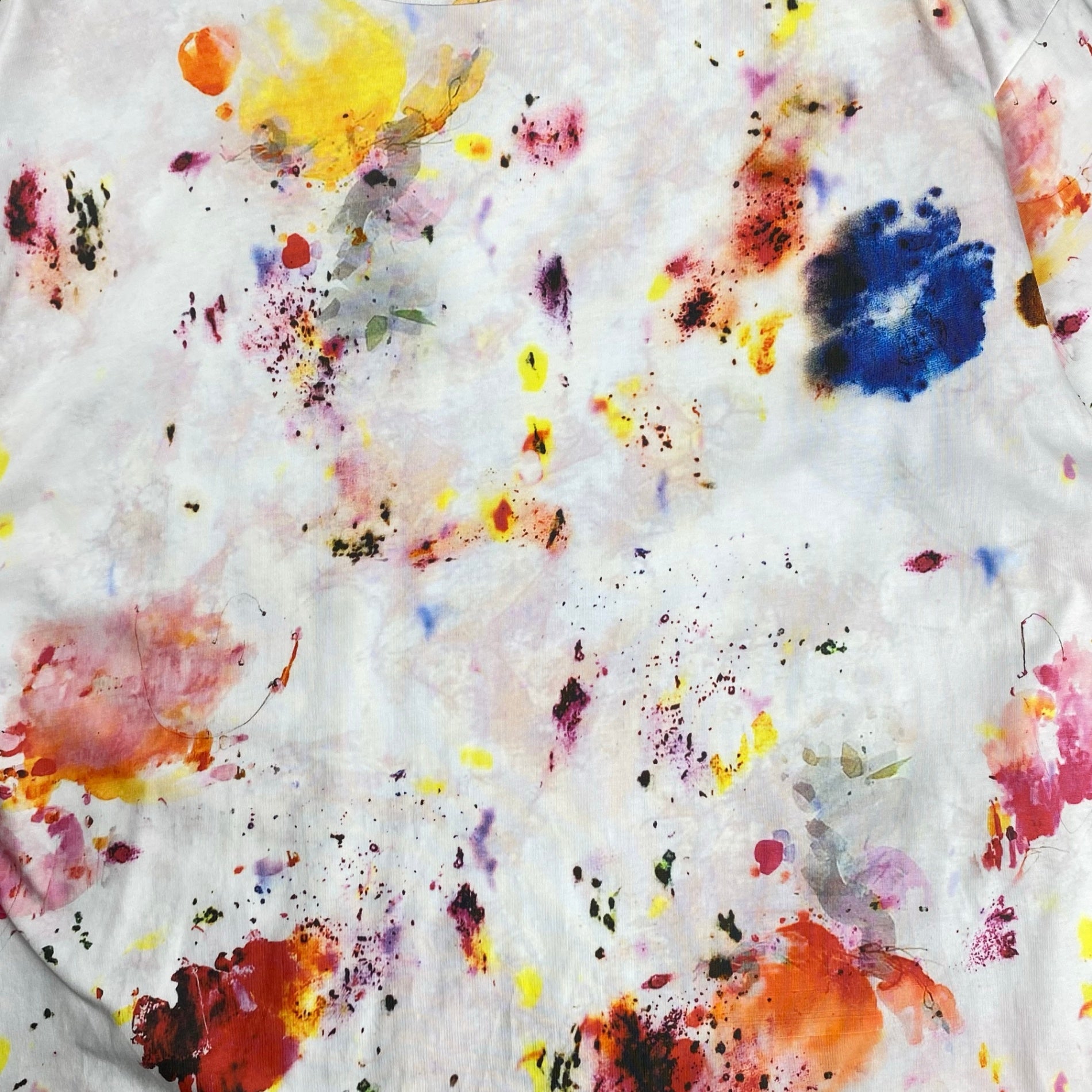 MAISON SPECIAL メゾンスぺシャル / Flower Print Prime-Over Crew Neck T-Shirt SIZE:02(L程度)