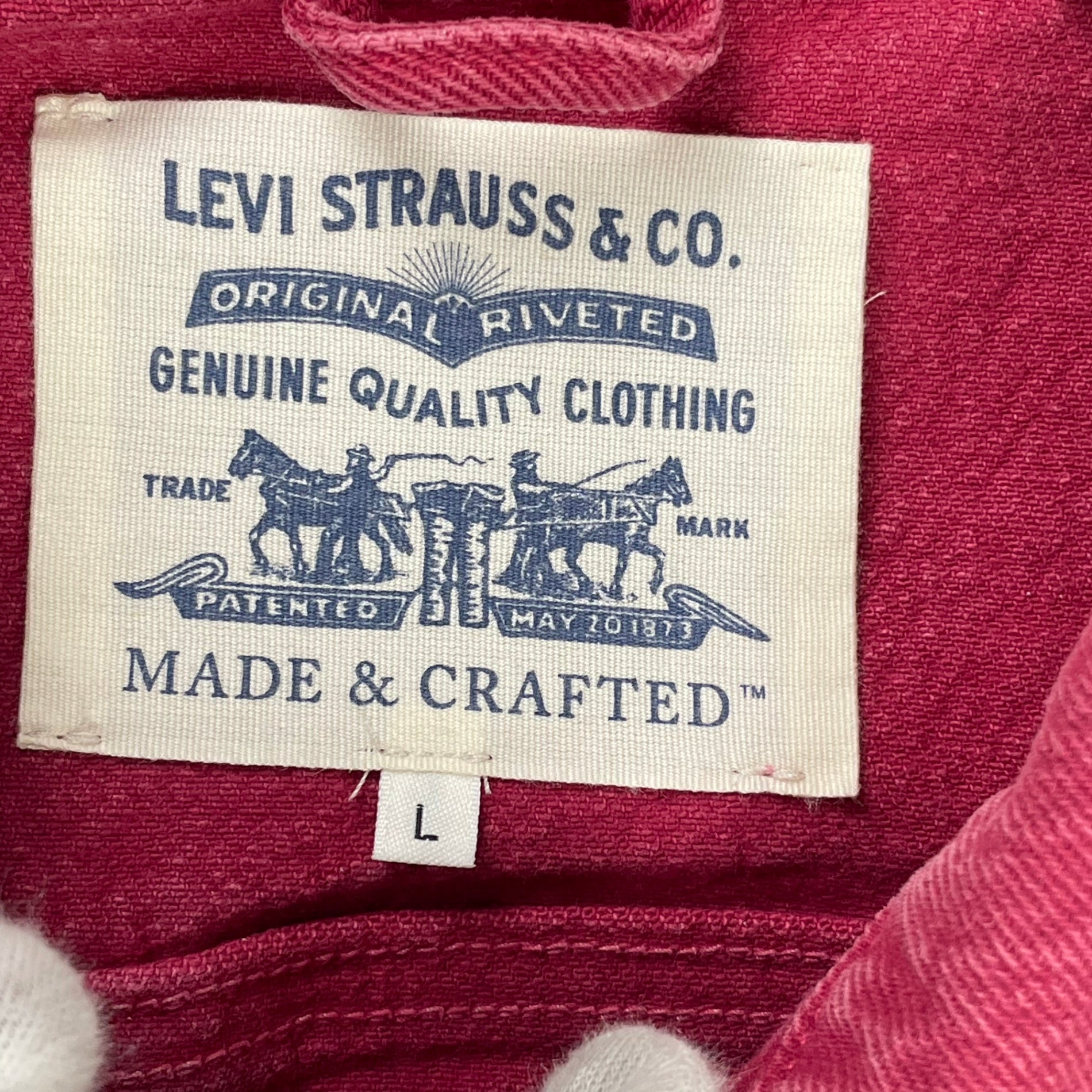 Levi's MADE＆CRAFTED リーバイス メイドアンドクラフテッド / LMC OVERSIZED TYPE III 3rd デニムジャケット 参考定価：25,000程度 SIZE:L