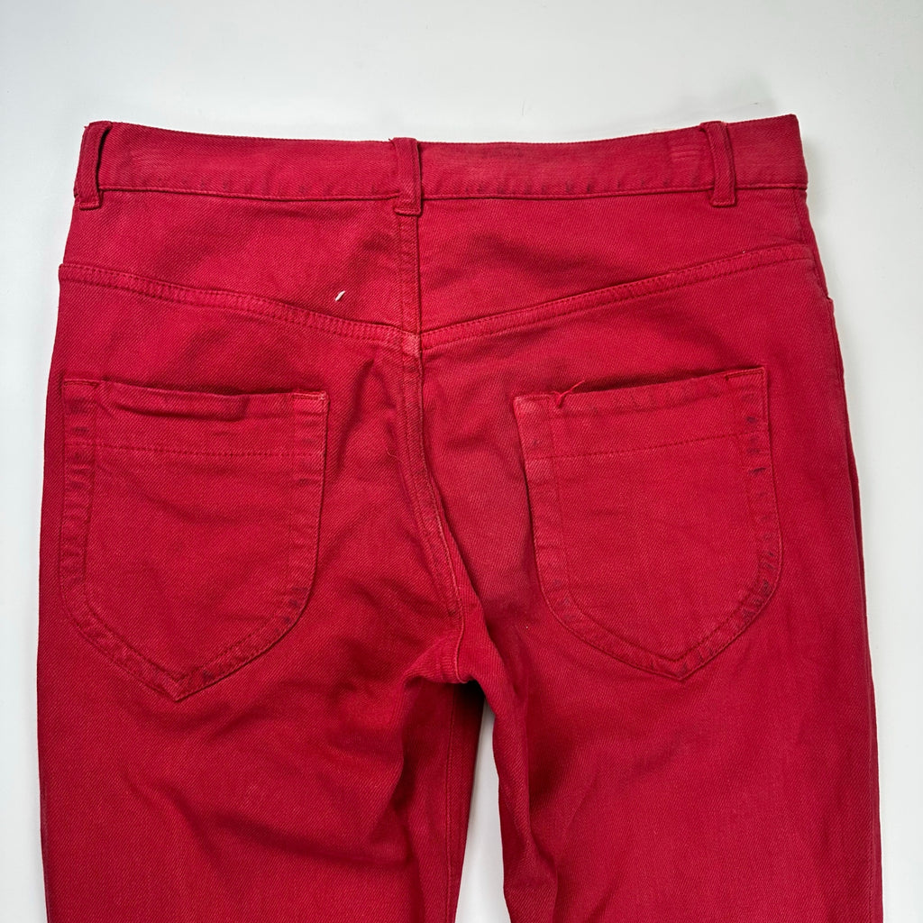 本人期08SS MAISON MARTIN MARGIELA メゾンマルタンマルジェラ / 08SS カラーデニムパンツ 本人期 イタリア製 SIZE:44