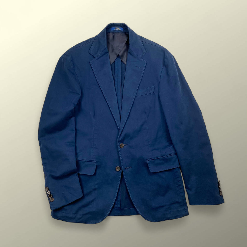 POLO RALPH LAUREN ポロ ラルフローレン / モールスキン調 テーラードジャケット ピックステッチ SIZE:36S