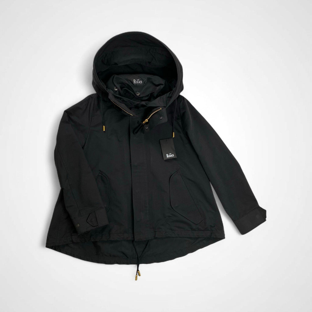 THE RERACS ザ リラクス / ショートモッズコート ブラック 参考定価：60,000程度 SIZE:38