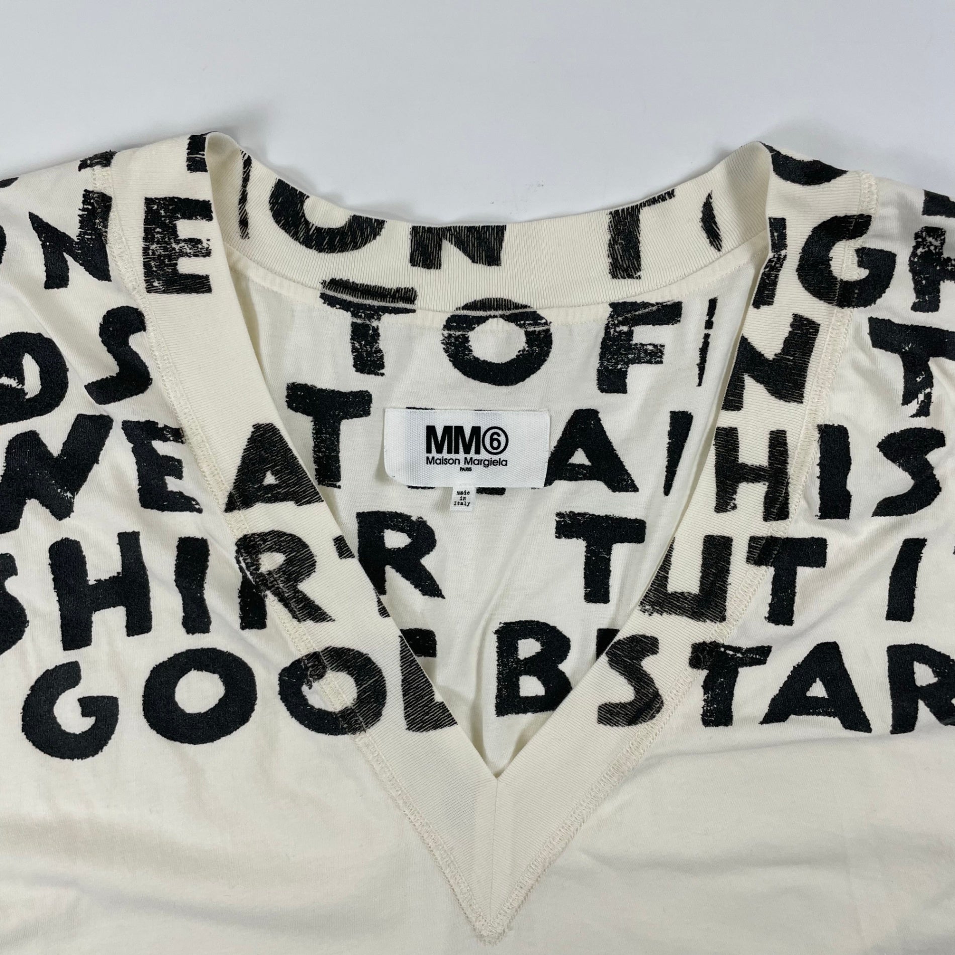 MM6 / 19SS AIDSインサイドアウトTEE SIZE:XS(FREE)