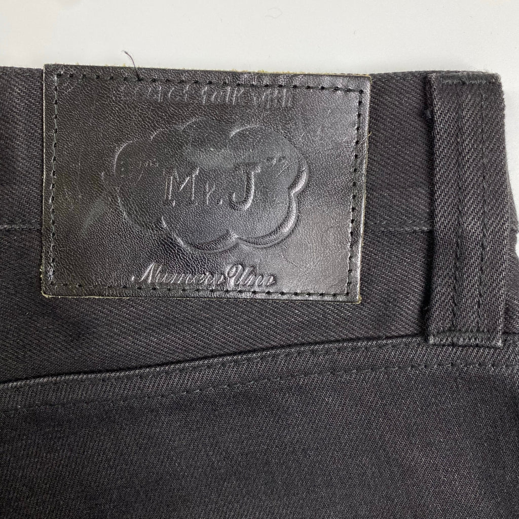 NUMERO UNO ヌメロ ウーノ  小沢宏氏 / クロップドデニムパンツ ブラック 参考定価：25,000程度 SIZE：32