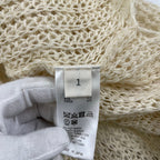 unfil アンフィル / ペーパーメリノ ローゲージクルーネックニット 参考定価：25,000+tax SIZE:1