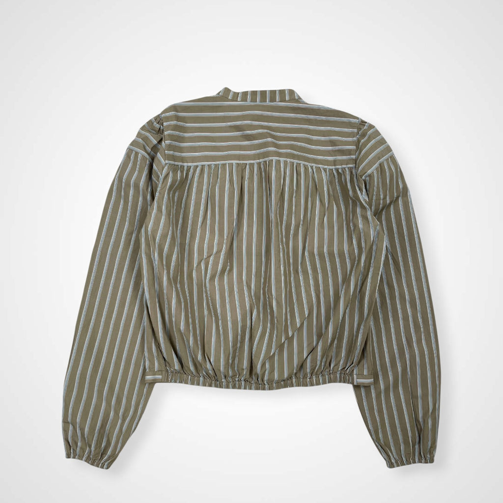 Theory セオリー / カラーレスギャザーストライプシャツ 参考定価：22,000程度 SIZE:P