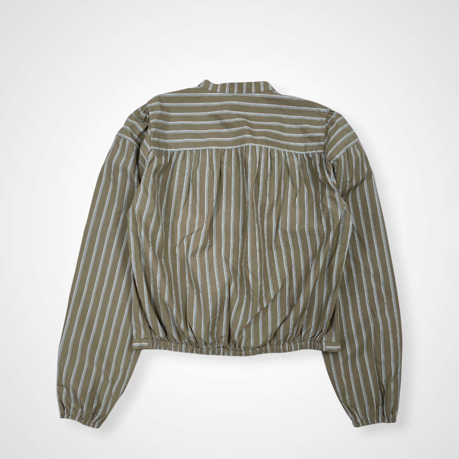 Theory セオリー / カラーレスギャザーストライプシャツ 参考定価：22,000程度 SIZE:P