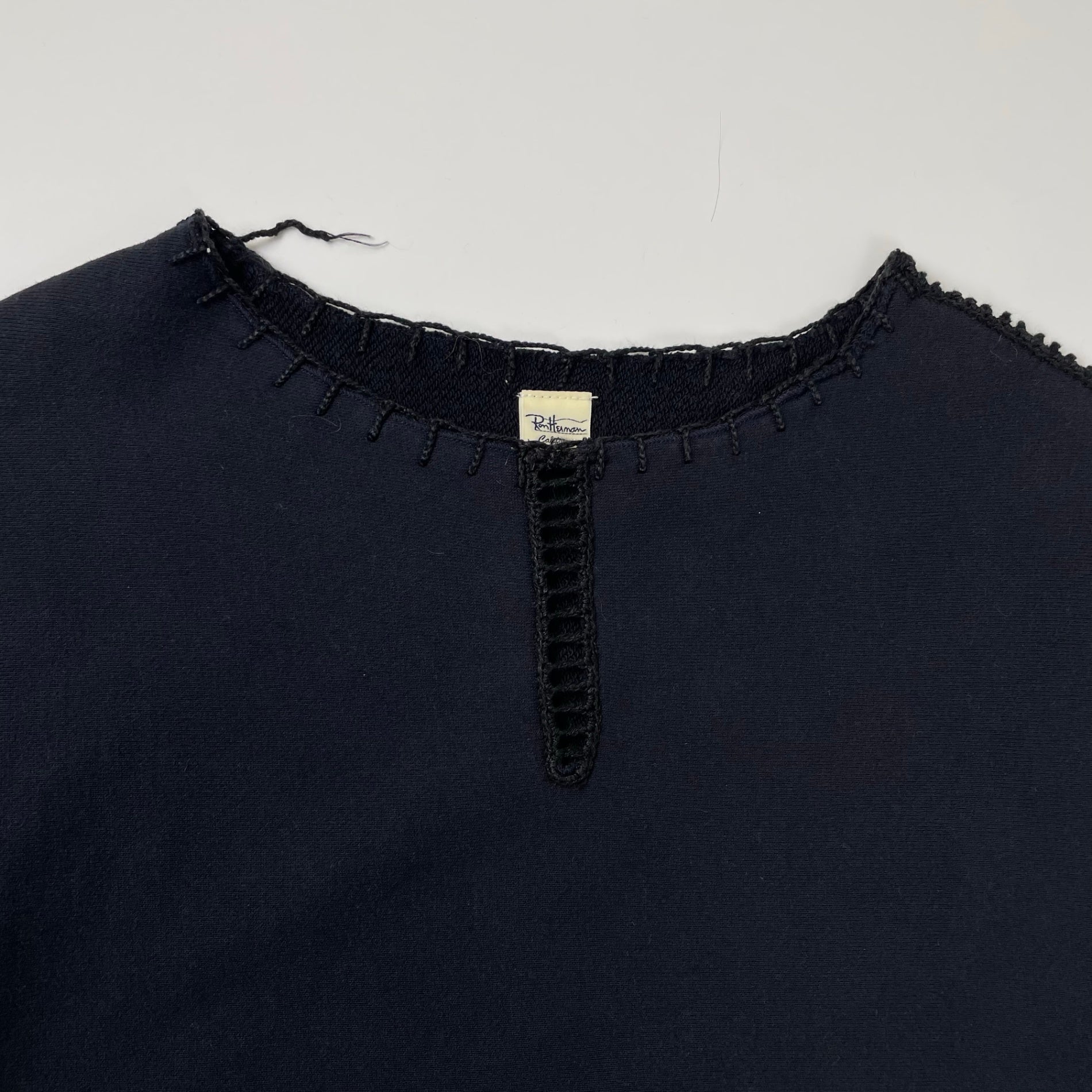 Ron Herman ロンハーマン / ステッチドスウェットワンピース ネイビー 参考定価：24,000程度 SIZE:S