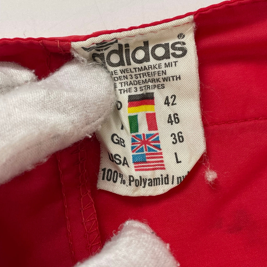 adidas / ヴィンテージナイロンパンツ 香港製 SIZE:L