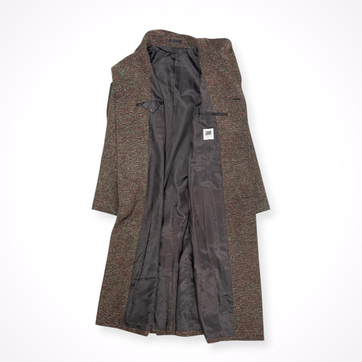 IM MEN ISSEY MIYAKE / MELANGE TWEEDハイネックコート LA23FA121 参考定価：150,000程度 SIZE:3