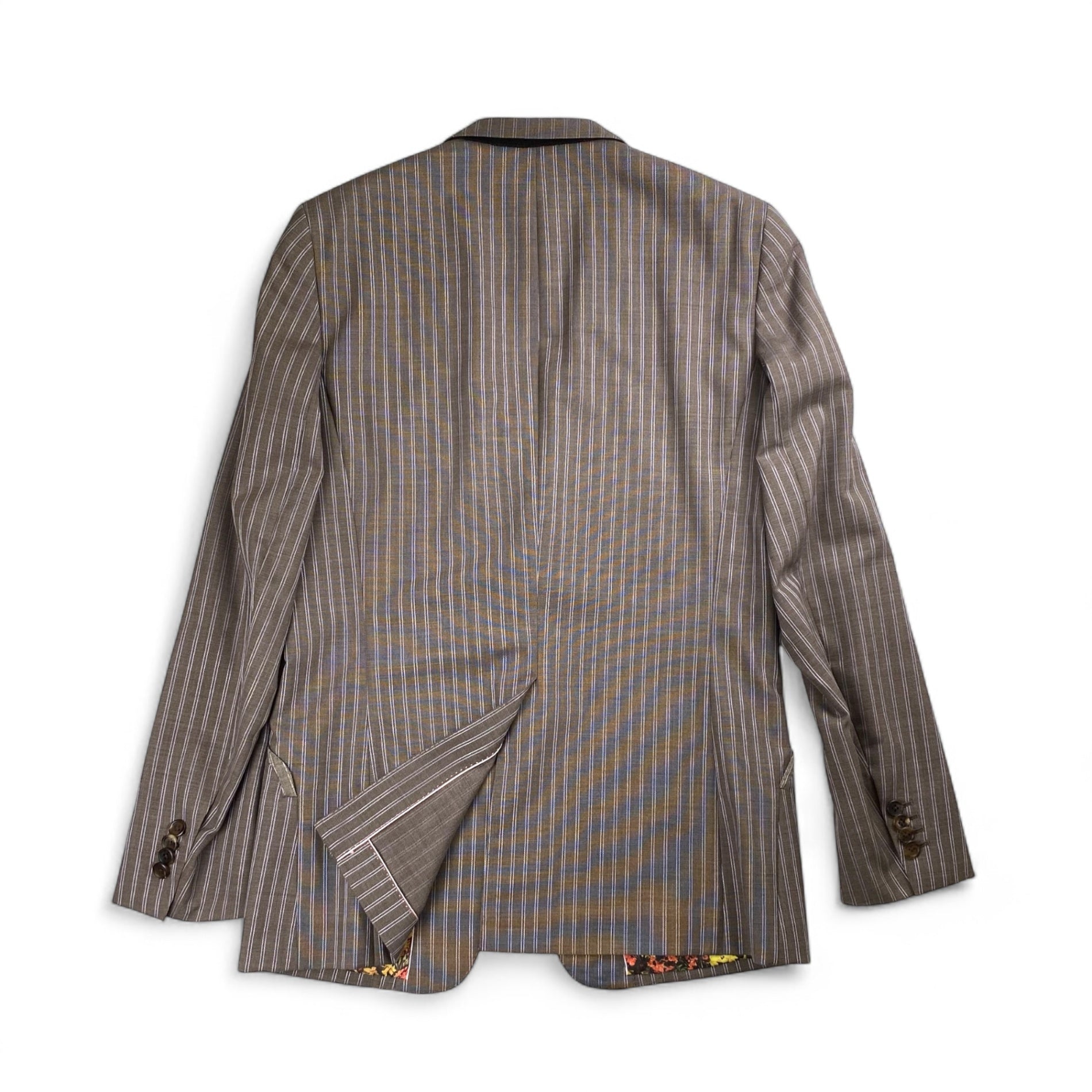 【スペシャル】Paul Smith COLLECTION ポールスミスコレクション / ウール×シルク デザインスーツ MK.134004 MD,2581 SIZE:L