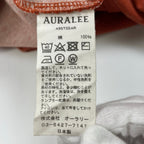 AURALEE オーラリー / STANDUP L/S TEE 日本製 SIZE:4