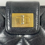 CHANEL / 2.55ライン マトラッセ キルティングウォレット ブラック