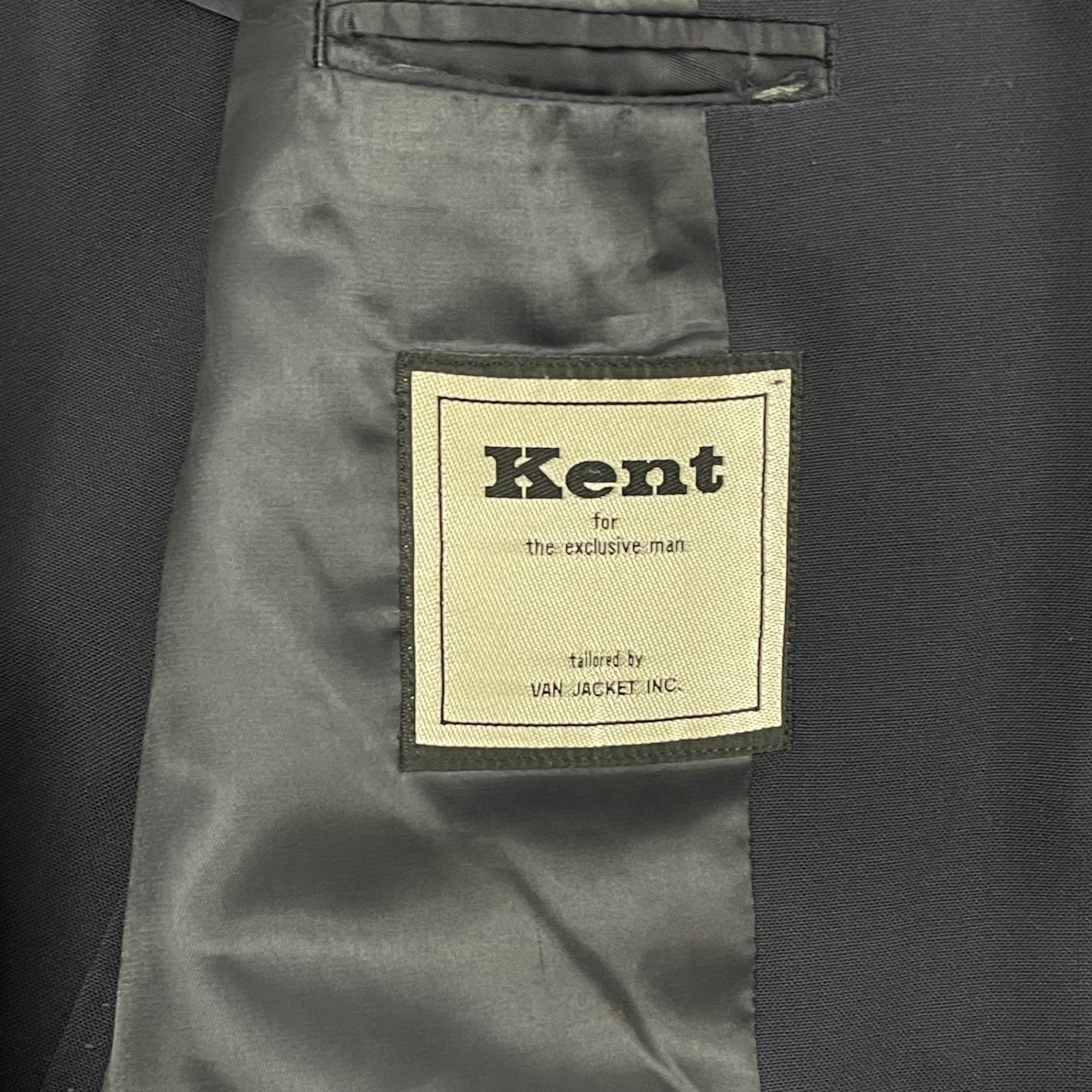 Kent / 段返り紺ブレ 金ボタン 日本製 SIZE:L程度