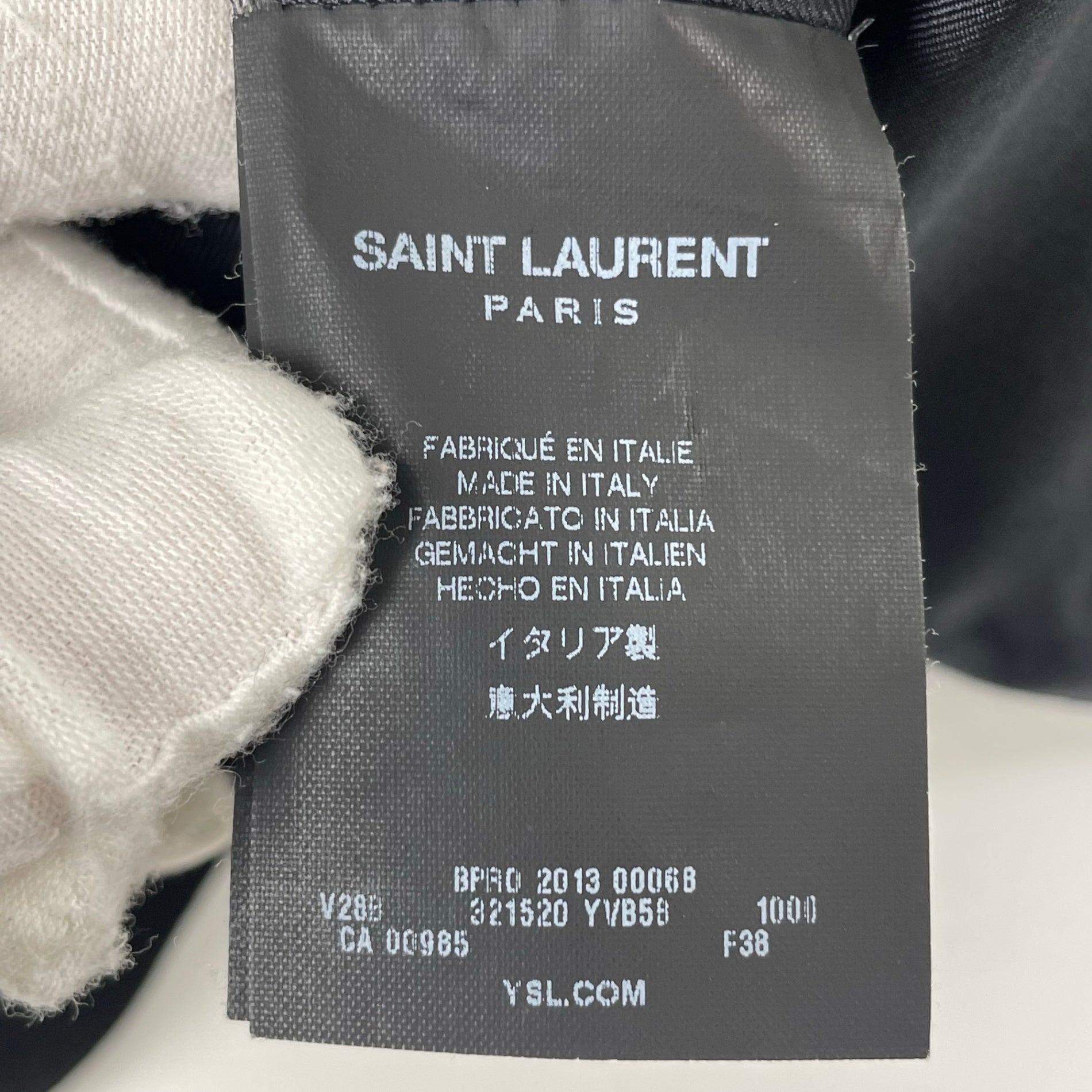 SAINT LAURENT PARIS / エディ期 ナポレオンジャケット 13SS ルック19 SIZE:EU38(M程度)