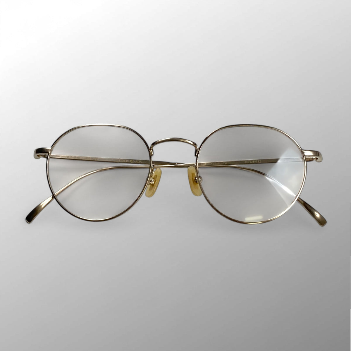 金子眼鏡 「VINTAGE」ライン / パント型 チタン BWG 度なしクリアレンズ  参考定価：40,000+tax