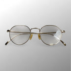 金子眼鏡 「VINTAGE」ライン / パント型 チタン BWG 度なしクリアレンズ  参考定価：40,000+tax