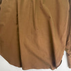 Yohji Yamamoto A.A.R ヨウジヤマモト アール / 90-00s 偏光 ボックスシルエットシャツ ブラウン 参考定価：16,000程度 SIZE：M