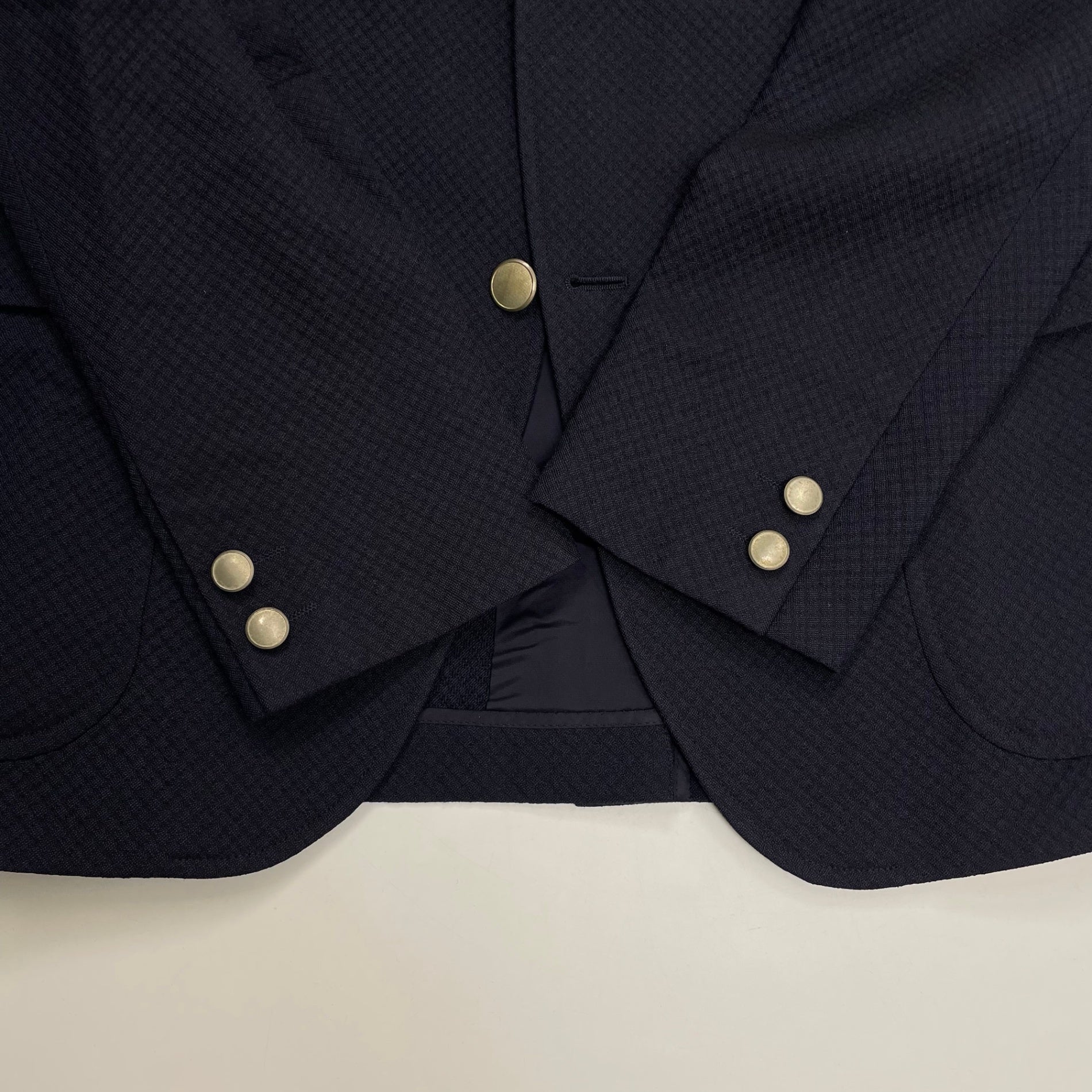 J.PRESS × NIKKE ジェイプレス 日本毛織 / Winter Cuba Beach 段返りブレザー 参考定価：60,000程度 SIZE：L