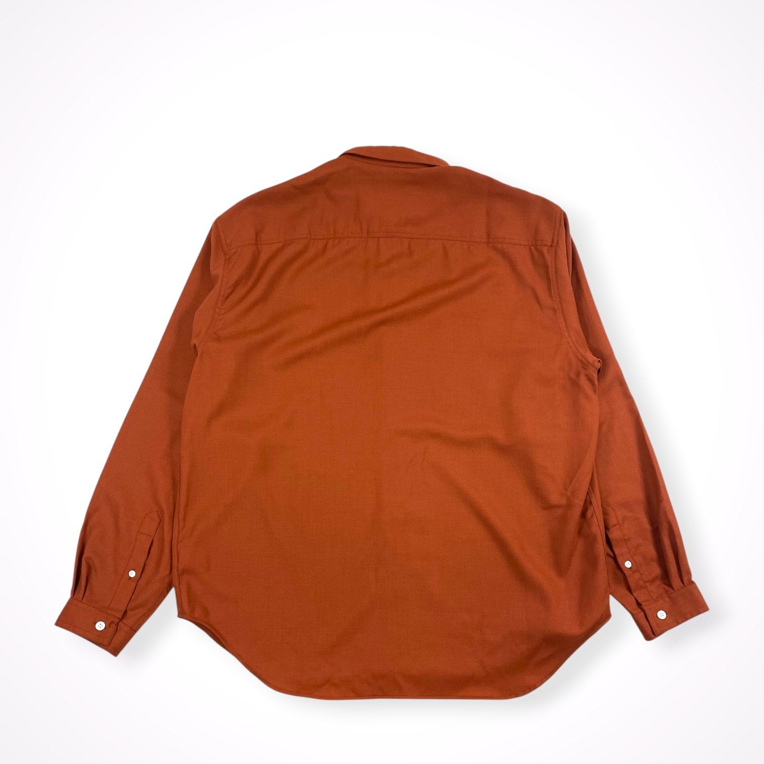 BAGUTTA バグッタ / ウールギャバジンシャツ 参考定価：32,000+tax SIZE:40