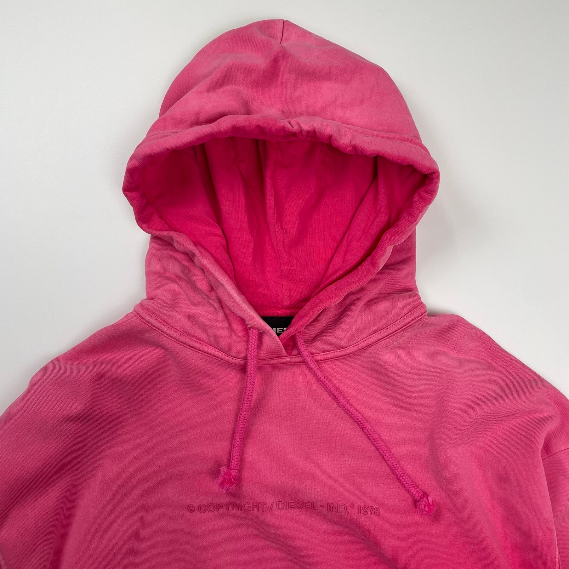 DIESEL ディーゼル / COPYRIGHT HOODIE フェードパーカー 参考定価：20,000程度 SIZE:XXS