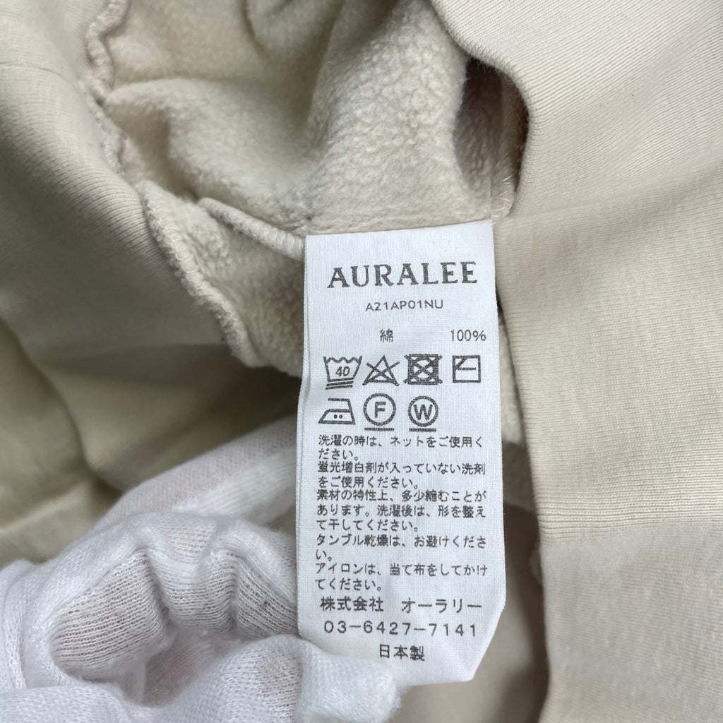 AURALEE オーラリー / LUSTER PLAITING L/S TEE 参考定価：13,000+tax SIZE:3