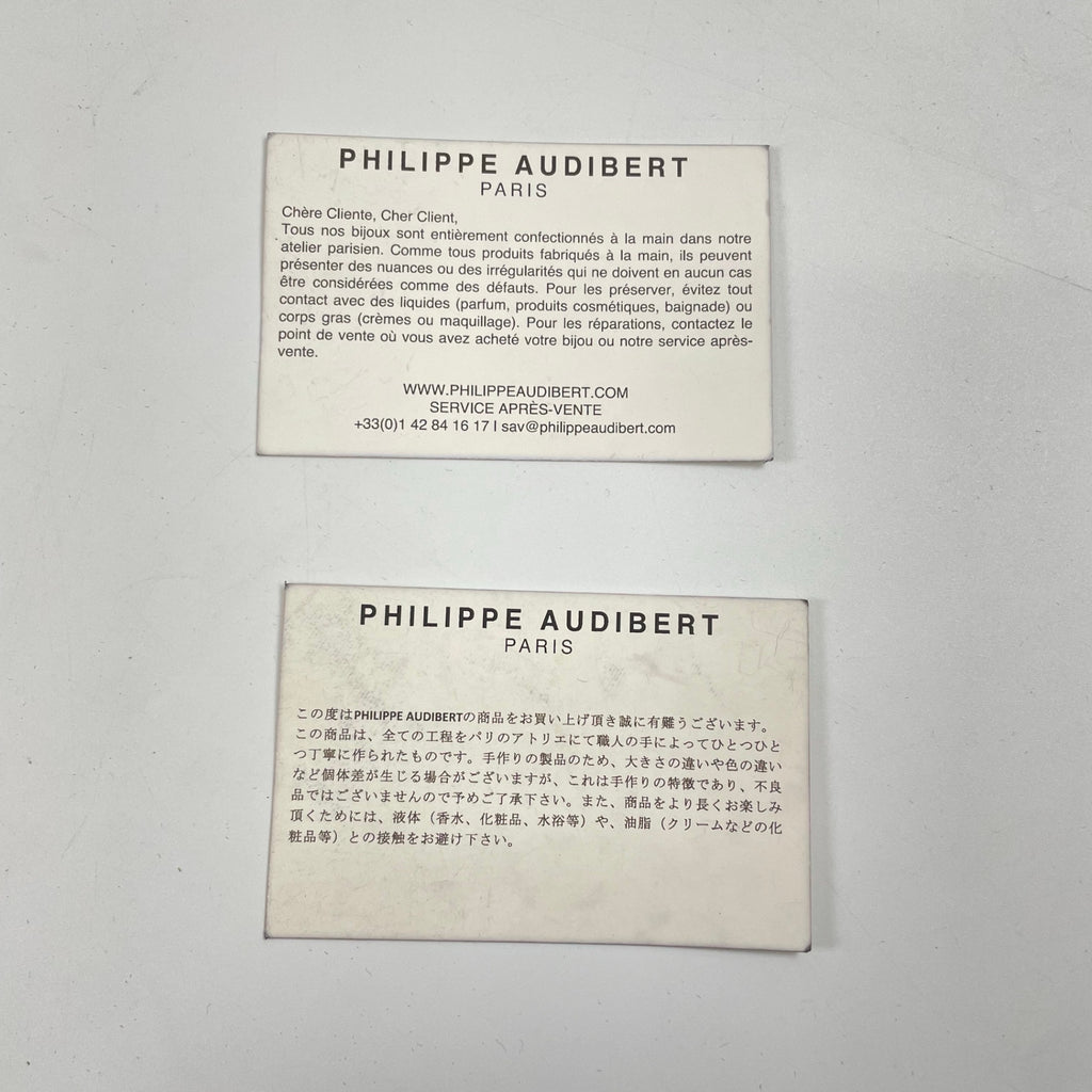 PHILIPPE AUDIBERT / ショートチェーンネックレス 参考定価：23,000程度