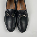 SALVATORE FERRAGAMO サルバトーレ フェラガモ / ガンチーニローファー ブラック 参考定価：70,000程度 SIZE:9(27cm程度)
