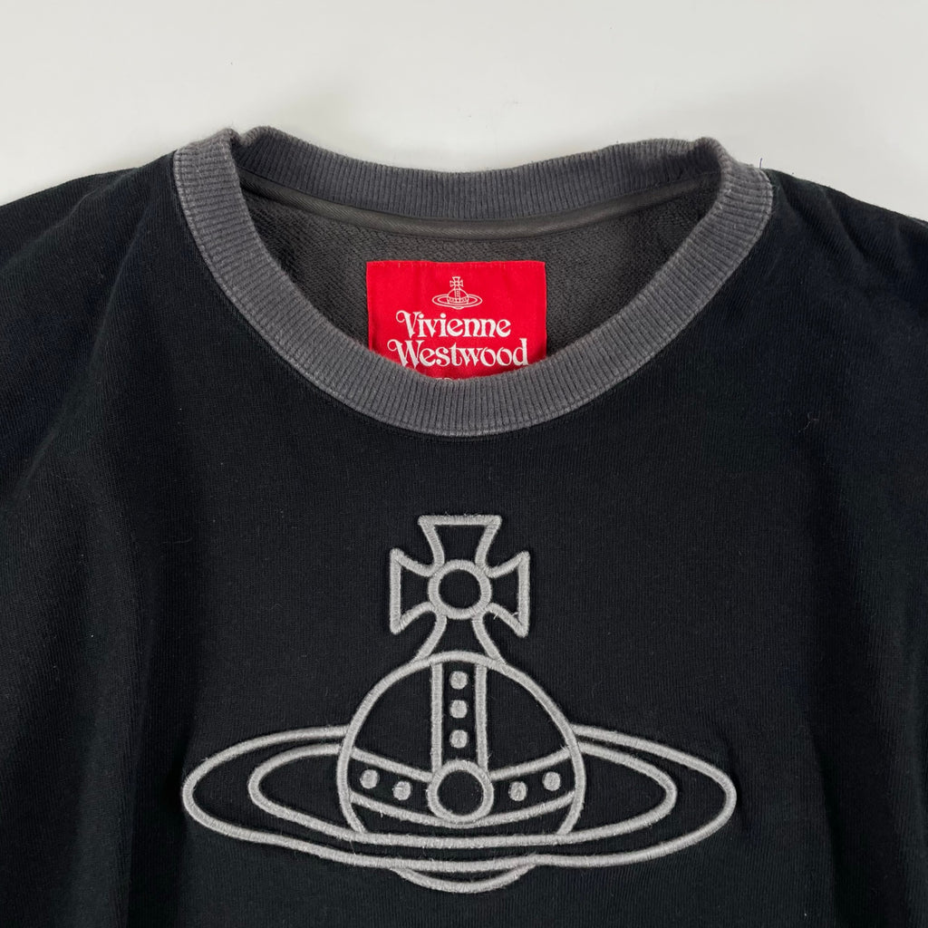 Vivienne Westwood RED LABEL / 3Dラインオーブ刺繍レイヤード裏毛トップ 参考定価：38,000+tax SIZE:00