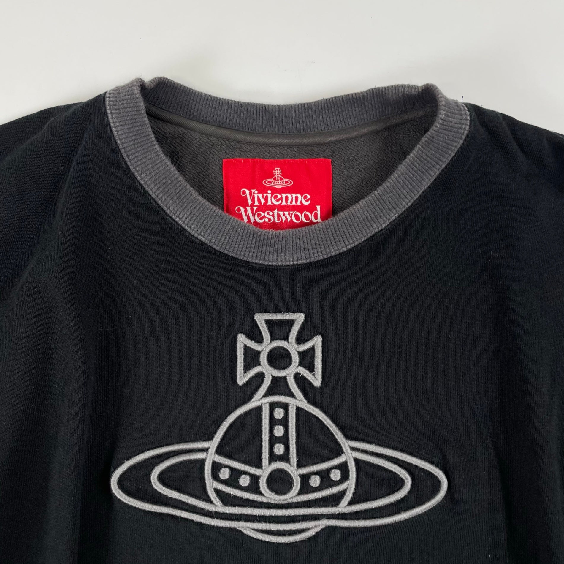 Vivienne Westwood RED LABEL / 3Dラインオーブ刺繍レイヤード裏毛トップ 参考定価：38,000+tax SIZE:00