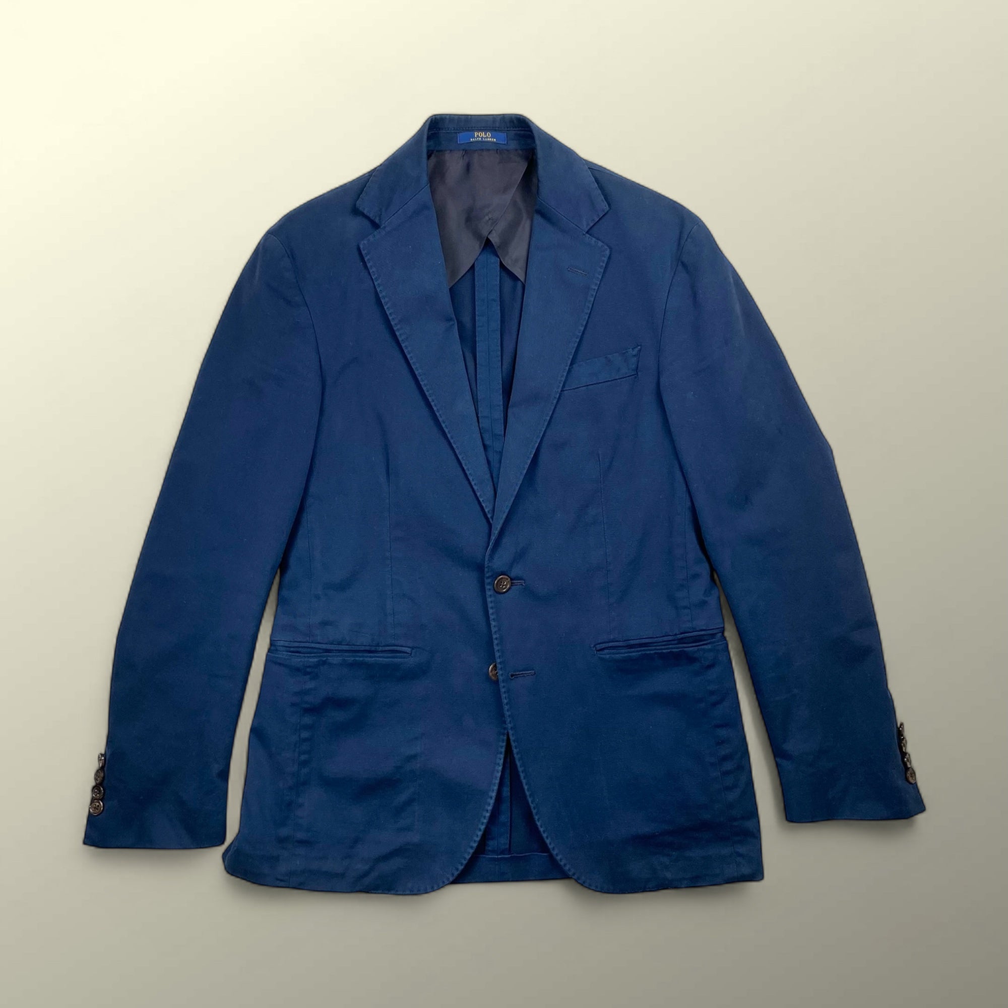 POLO RALPH LAUREN ポロ ラルフローレン / モールスキン調 テーラードジャケット ピックステッチ SIZE:36S