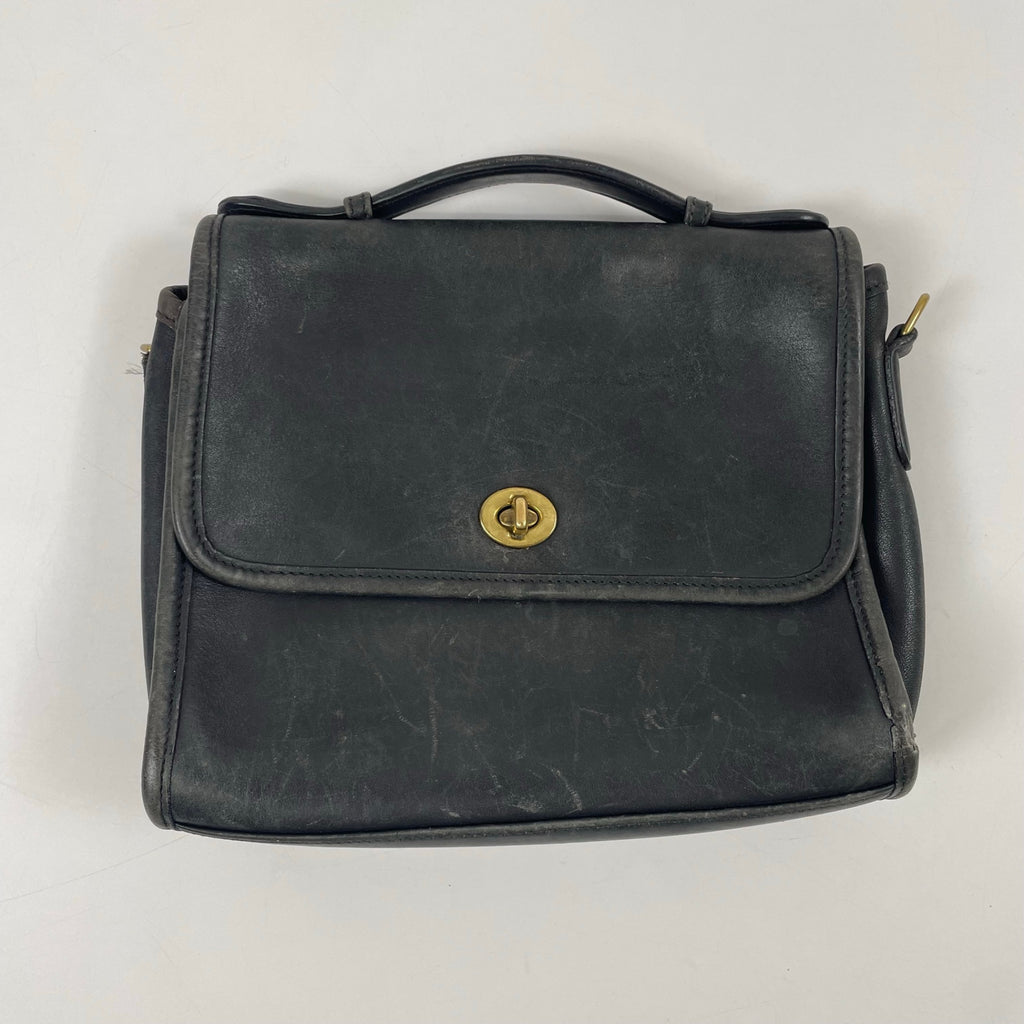 OLD COACH / ミニサッチェル ターンロックショルダー 9870