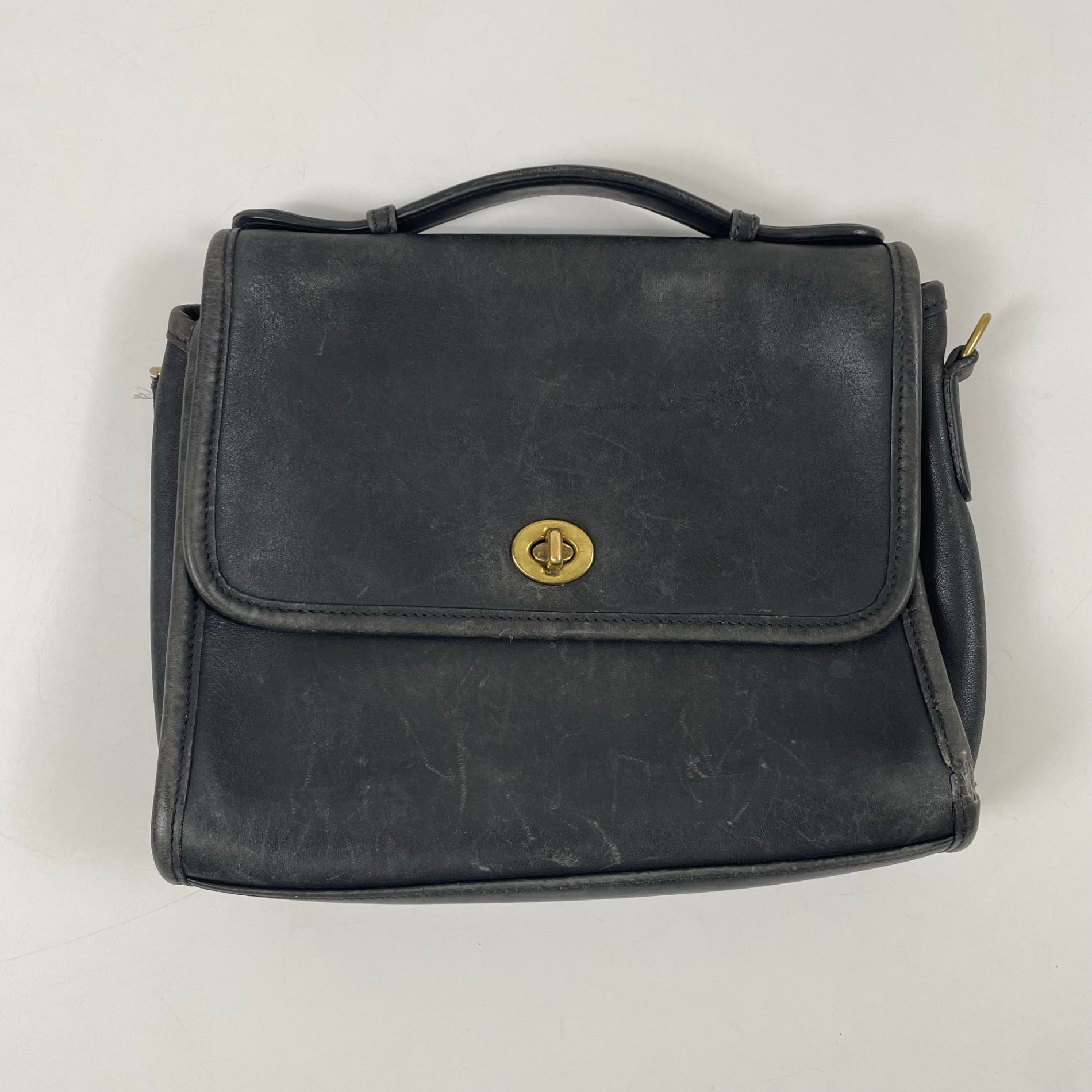 OLD COACH / ミニサッチェル ターンロックショルダー 9870