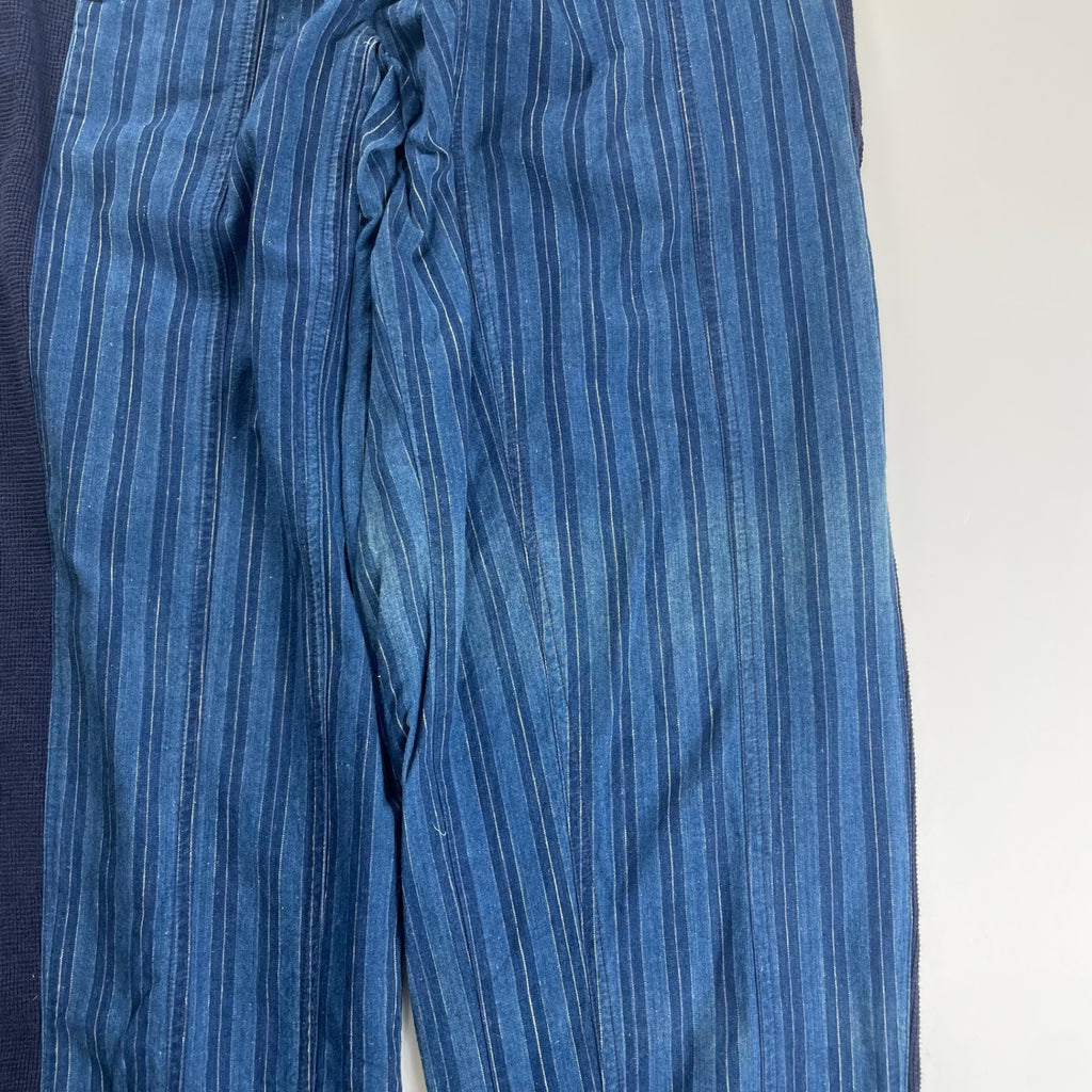 MARITHE + FRANCOIS GIRBAUD マリテフランソワジルボー / 80s VINTAGE 変形ギミックパンツ デニム×サーマル SIZE:36