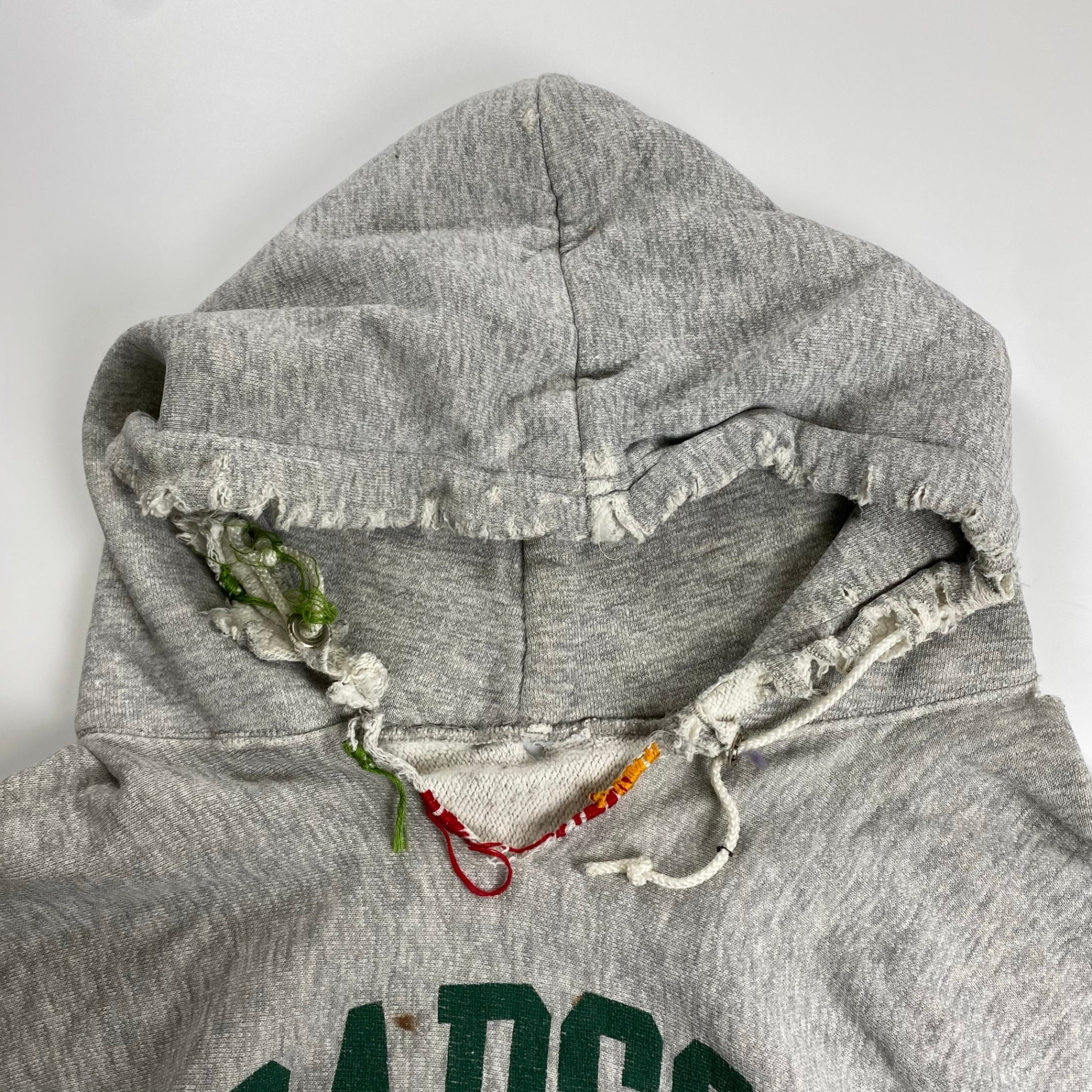 VINTAGE ヴィンテージ / 襤褸 ボロ ダメージ パーカー  BABSON大学 SIZE：XL程度