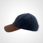 MARGINAL MAN マージナルマン / 刺繍2トーンキャップ ネイビー×ブラウン