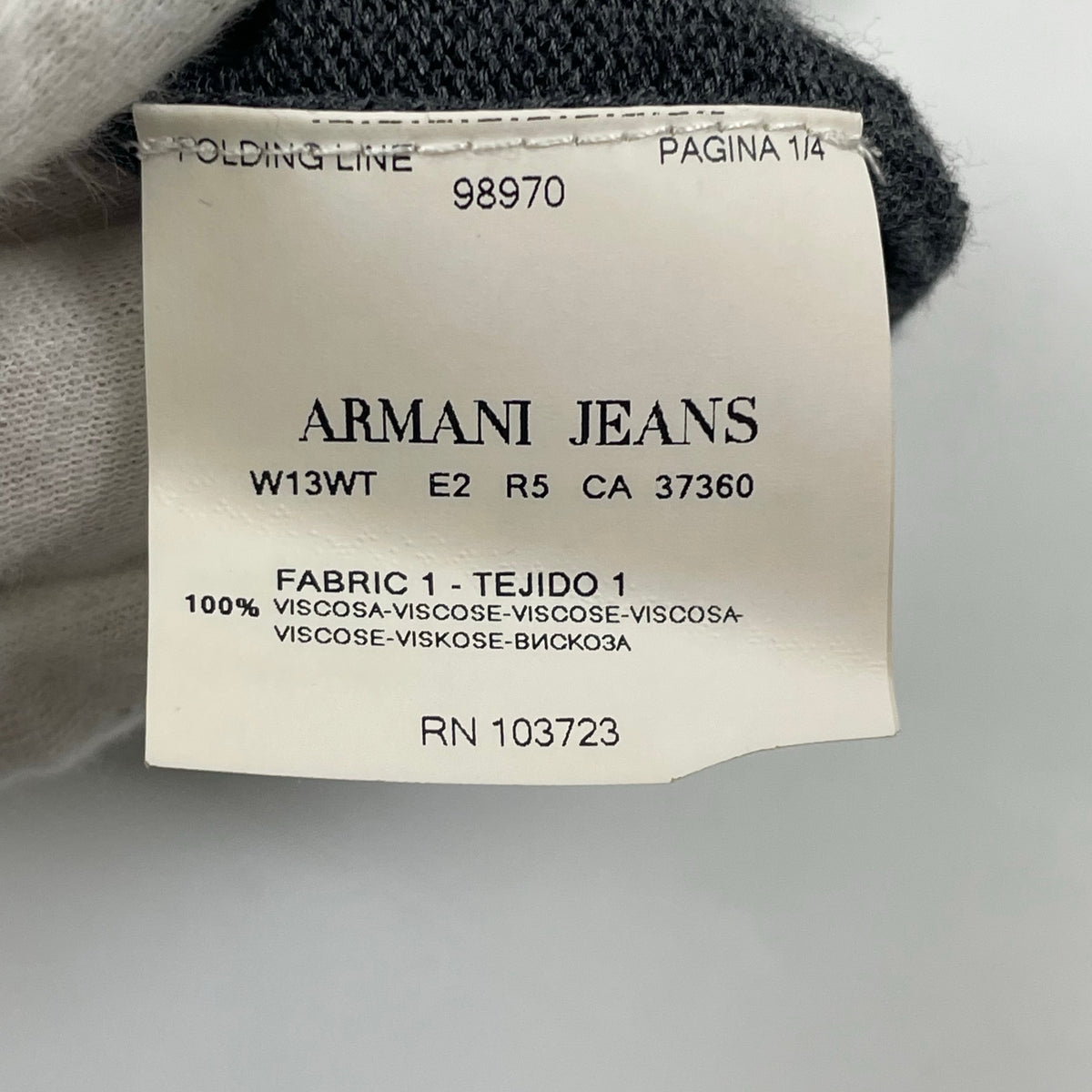 ARMANI JEANS / シルク切替ロングニットカーディガン 参考定価：55,000程度 SIZE:US M