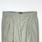 DOCKERS / 古着2タックコットンパンツ グリーン SIZE:W34
