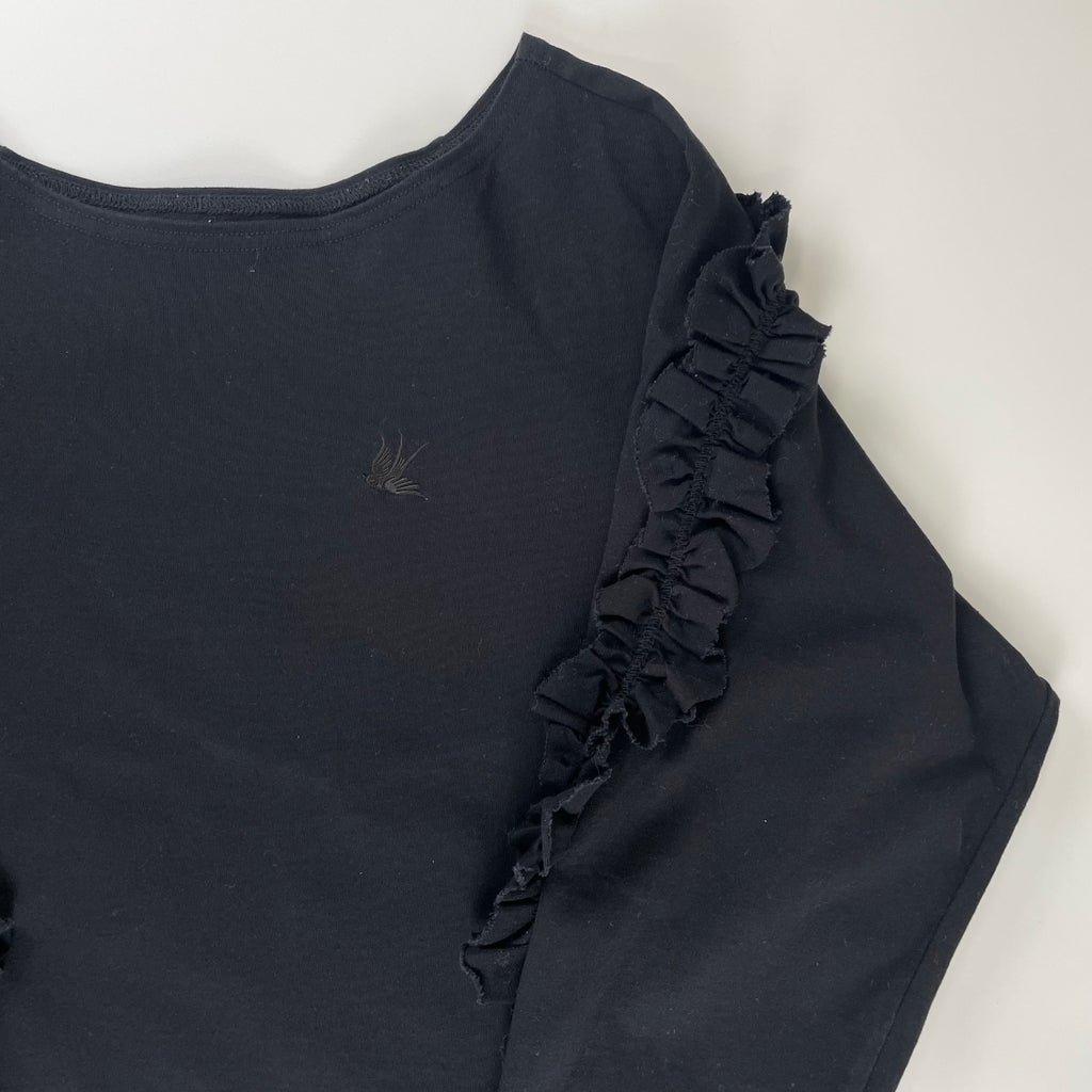 Rhodo Lirion ロド リリオン / Swallow Frill Basque Shirt 参考定価：22,000+tax SIZE:0